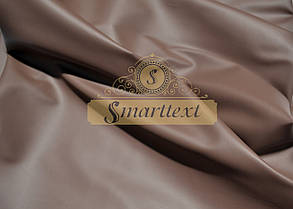 Тканина Шкіра штучна стрейч темно-бежевий (екошкіра)