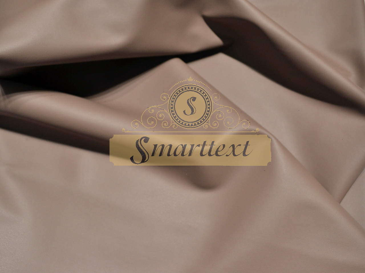 Тканина Шкіра штучна стрейч бежевий (екошкіра), фото 1