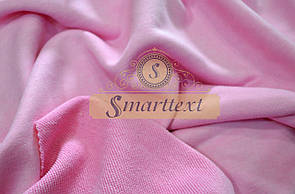 Тканина Тринитка без начісу (Петля діагональ) рожевий Туреччина