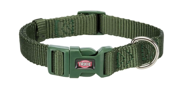 Нашийник Trixie нейлоновий "Premium" L-XL 40-65 см / 25 мм (зелений)