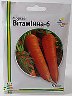 Семена моркови Витаминная-6 Империя Семян Украина 50 г