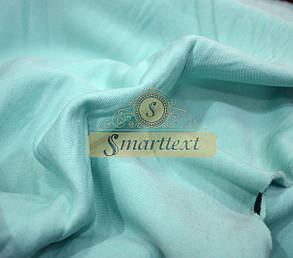 Футер тринитка з начосом (на флісі) зелена бірюза (Китай)