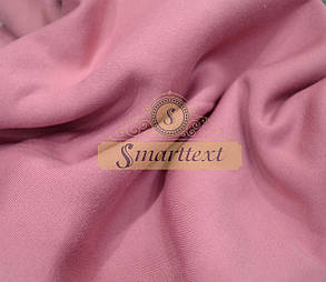 Футер тринитка з начосом (на флісі) темна пудра (Китай)