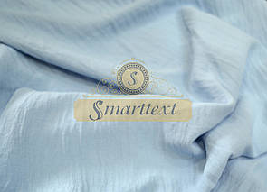 Тканина американський креп (креш) жатка світло-блакитний