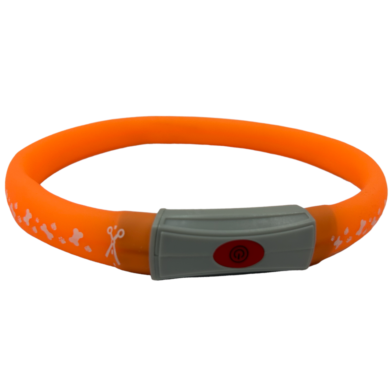 Нашийник силіконовий світлодіодний для собак (USB), фото 1