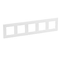 Рамка 5-постова LEGRAND NILOE STEP білий (863195)