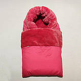 Зимовий мішок-конверт на хутрі (3 в 1), фото 2