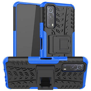 Чохол Armor Case для Vivo Y72 5G / Y53s / iQOO Z3 Blue