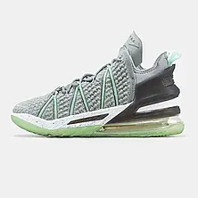 Чоловічі кросівки Nike Lebron 18 Grey Green ALL10558, фото 3