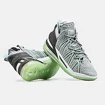 Чоловічі кросівки Nike Lebron 18 Grey Green ALL10558, фото 4