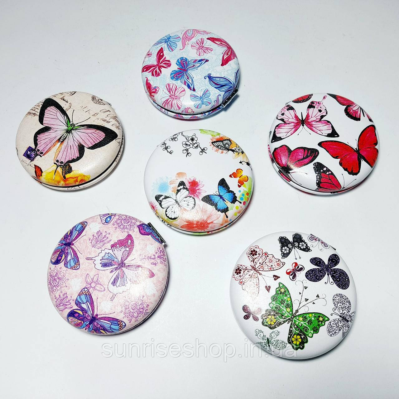 Косметичне дзеркало кишенькове кругле