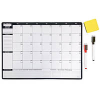 Магнитный Планер на месяц My Perfect Month Бизнес LifeFLUX А3 черно-белый