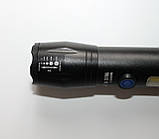 Потужний ручний ліхтарик BL-C63 акумуляторний з бічним підсвічуванням фонарик, фото 6