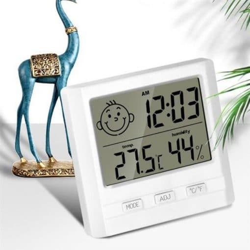 Цифровой внутренний гигрометр Trmometer с дисплеем, точный измеритель влажности Tature для дома, офиса, комнат - фото 4 - id-p1753086403