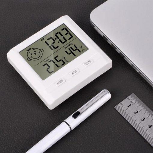 Цифровой внутренний гигрометр Trmometer с дисплеем, точный измеритель влажности Tature для дома, офиса, комнат - фото 5 - id-p1753086403