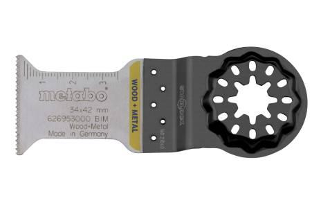 5 шт Занурювальне пилкове полотно Metabo дерево/метал, BIM, 34 мм (626954000)