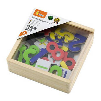 Набір магнітів Viga Toys Цифри, 37 шт. (50325), фото 3