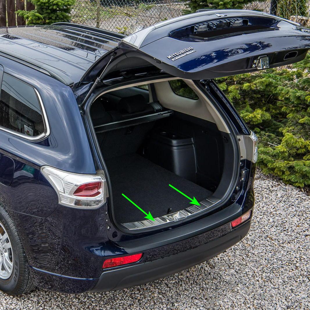 Захисна накладка на поріг багажника MITSUBISHI OUTLANDER III (GF) 2012-2018 (версія до другого фейсліфтінгу)