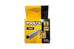 Скоба Toolex 6 x 1.2 x 10.6мм широка (1000шт) (88T406)
