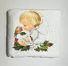 Плед дитячий крижма 90*90см, крижму для хрещення, покривало дитяче преміум