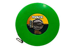 Рулетка Toolex 30м x 13мм бобина скловолокно (11R0130)