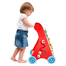 Дитячі ходунки-каталка Viga Toys з бизибордом (50950), фото 2