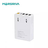 Джерело безперебійного живлення MARSRIVA Smart Mini DC UPS KP3 White 10000mAh (KP3), фото 2