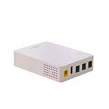 Джерело безперебійного живлення MARSRIVA Smart Mini DC UPS KP3 White 10000mAh (KP3), фото 4