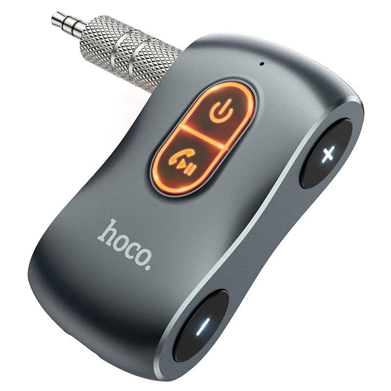 Аудіоадаптер, Bluetooth-ресивер універсальний HOCO Tour E73, сірий