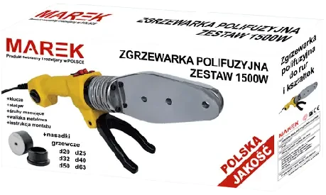Паяльник для пластикових труб Marek ZP-63 1500 W Польща