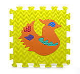 Килимок пазл EVA Тварини масажний, розмір пазлу 31 х 31 см, фото 10