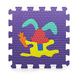 Килимок пазл EVA Тварини масажний, розмір пазлу 31 х 31 см, фото 2