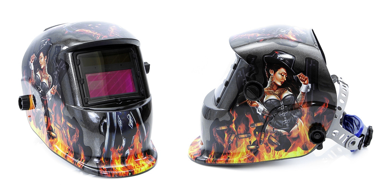 Маска зварювальника з автозатемненням Mar-pol M87016, фото 1