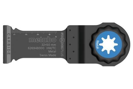 Занурювальне пилкове полотно Metabo STARLOCK PLUS метал, твердосплавне, 32 X 50 мм (626948000)