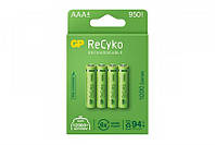 Акумулятори GP Recyko 1000 Series AAA/HR03 NI-MH 950mAh BL 4 шт