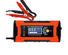 Розумний зарядний пристрій 12V/ 24V 10A 120W для гелевих, кислотних, AGM акумуляторів, фото 2