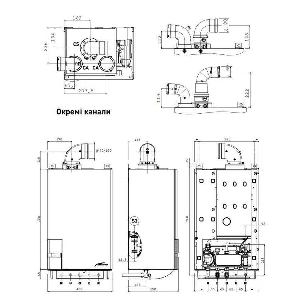 Котел газовый Sime Murelle HE 30 ErP 32 кВт двухконтурный Baumar - Всегда Вовремя - фото 2 - id-p1753105172