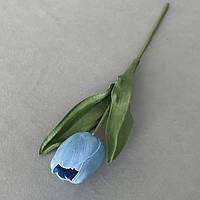 Тюльпан искусственный латексный голубой VT 047