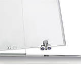 Душові двері в нішу Qtap Taurus CRM2012-13.C6 120-130x200 см, скло Clear 6 мм, покриття CalcLess Baumar - Завжди Вчасно, фото 7