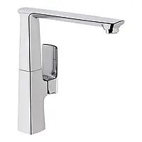 Смеситель для раковины Qtap Lodenice с поворотным изливом высокий QTLOD9031102FC Chrome Baumar - Всегда