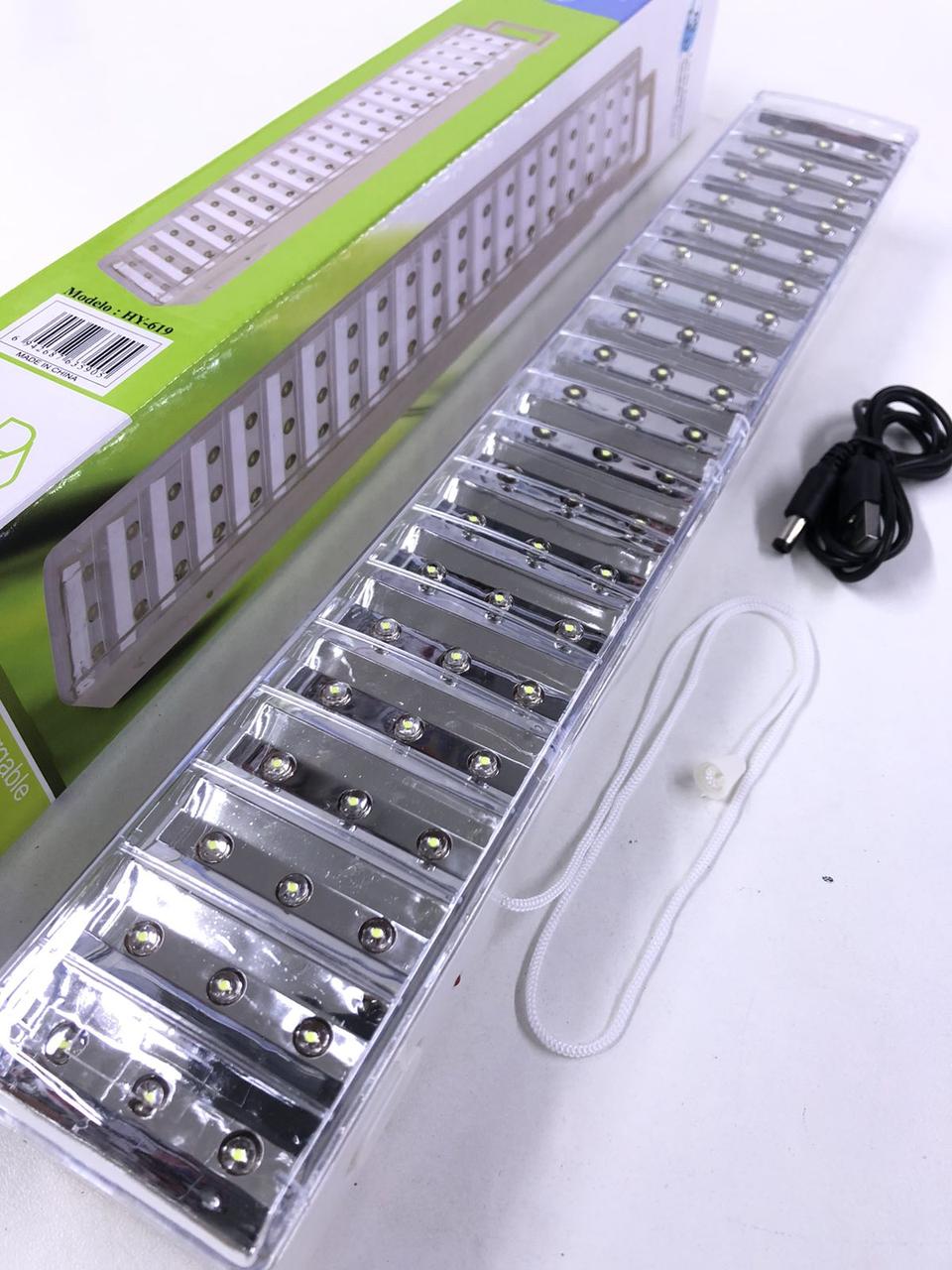 Ліхтар-лампа світлодіодна з акумулятором HY 619 (40 шт./ясть), фото 1