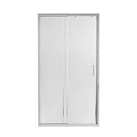 Душові двері в нішу Qtap Taurus CRM201-11.C6 97-108x200 см, скло Clear 6 мм, покриття CalcLess Baumar - Завжди Вчасно