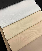 Порт'єрна тканина для штор Блекаут біло-сріблястого кольору