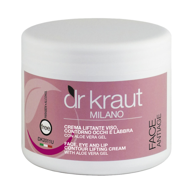 Крем з ефектом ліфтингу для обличчя, очей та губ Dr.Kraut Eye contour and lips lifting cream