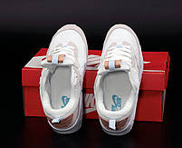 Кросівки жіночі весна літо білі з бежевим Nike Air Max 90 White. Взуття жіноче біле Найк Аїр Макс 90 Вайт, фото 6