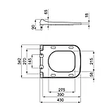 Сидіння для унітаза Qtap (Tern) з мікроліфтом Slim QT99HY2238MB  Baumar - Завжди Вчасно, фото 2