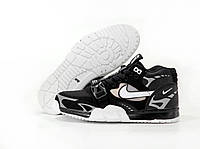 Обувь мужская Найк Аир Трейнер 1. Мужские кроссовки черные с белым Nike Air Trainer 1 Utility Black Hologram