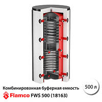Комбинированная буферная емкость Flamco-Meibes FWS 500 с 2 т/о, без изоляции (18163)