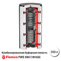 Комбінована буферна ємність Flamco-Meibes FWS 500 з 2 т/о, без ізоляції (18163)