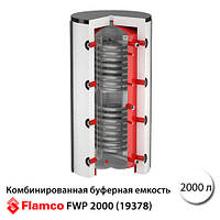 Комбінована буферна ємність Flamco-Meibes FWP 2000 с 1 т/о, без ізоляції (19378)
